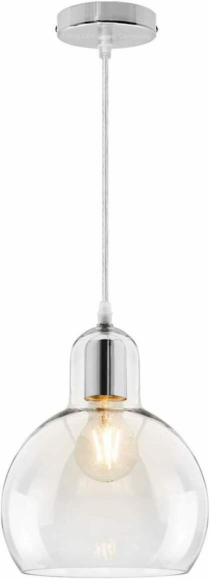 Modern Globe Glass Shade Chandelier Pendant Ceiling Pub Restaurant Light M0185