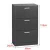 Shoe Cabinet Storage Unit Wooden Shoe Rack Stand Cupboard 2 3 Drawer Organiser