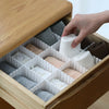 24X Adjustable Clapboard Drawer Divider Partition Storage Organiser Wardrobe UK