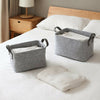 Foldable Felt Storage Basket Closet Toys Hamper Laundry Bag Shelf Box Organizer