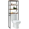 Over The Toilet Shelf 4-Tier Bathroom Storage Rack Space-Saving Holder Cabinet
