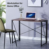 Folding Wood Computer Desk Table Compact Foldable Home Office Computer PC Laptop