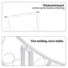 Heavy Duty Raised 2-Legs Base Round Metal Wedding Arch Backdrop Stand Stage Show