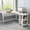 L-shaped Computer Desk Corner Table Workstation Home Office Study Furniture