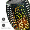 8Pcs Flickering Flame Solar Torch Lights Dancing Fire Effect Outdoor Garden Lamp