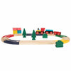 Wooden 19pc Kids Train Set Railway Track Toy Play Set Brio Bigjigs Compatible