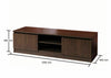 Modern TV Unit Cabinet Stand 120cm Media 2 Doors + Shelf Walnut Dark Oak
