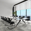 Meeting Office Chairs Mid-Back Mesh Reception Chair Guest Chair w Lumbar Support