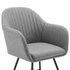 1xRocking Chair Rocker Relax Chair Leisure Linen with Comfortable Padded Seat UK