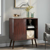 Vintage Sideboard, Storage Cabinet, Kitchen Cabinet with Glass Surface Cupboard