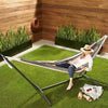 Large Garden Hammock With Heavy Duty Steel Frame Outdoor Swing Bed Camping Patio