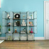 16 Cube Storage Closet Cupboard Wardrobe Modular Cabinet Shoe Clothes Organizer
