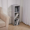 3Tier Cube Bookcase Display Shelving Storage Unit Wooden Stand Corner Shelves UK