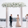 100cm Artificial Rose Hydrangea Garland Wedding Arch Door Hanging Flower Row