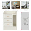 Modern Chest of Drawers Bedside Table Cabinet Nightstand 2/3 Drawers Bedroom UK