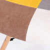 Set of 2 Dining Chairs Patchwork Fabric Tub Lounge Armchair Padded Wooden Legs