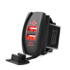 3.1A Dual USB Port Charger Socket Outlet 12V LED Waterproof for Motorcycle Car