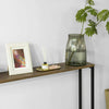 Slim Hallway Console Table Industrial Narrow Sofa End Side Unit Entryway Stand