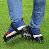 29 x13cm Spikes Pair Lawn Garden Grass Aerator Aerating Sandals Shoes Durable UK