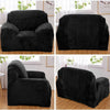 UK Sofa Covers Easy Fit Stretch Protector Soft Couch Cover Thick Plush Velvet