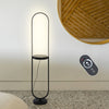 2-In-1 Floor Lamp Coffee Table Dimmable LED Reading Lamp with Remote Control