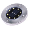 8LED Solar Powered Buried Ground Light Outdoor Path Garden Decking Lamp UK