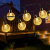 60 LED Retro Bulb String Lights Solar Powered Garden Outdoor Fairy Summer Lamp