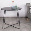 Dining Table Round Modern Kitchen Coffee Table Home Office Lounge Room 80cm Wood