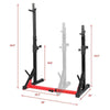 Heavy Duty Fitness Power Racks Holder Press Barbell Weight Stand Adjustable