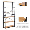 6-Tier Ladder Shelf Bookcase Bookshelf Plant Flower Stand Storage Metal Frame