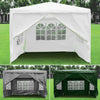 Gazebo 3 sided windows Party Tent Marquee Waterproof Outdoor Wedding Canopy 3X3M