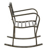 Garden Patio Outdoor Relaxing Metal Rocking Chair Porch Deck Armchair Lounge UK
