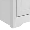 Black Bedside Cabinet with 2 Drawers & Shelf,Nightsta