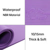 New Thick 183x61x1.5cm Yoga Pilates Exercise Mats Rubber Gym Mat With Carry Bag
