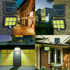 120LED Solar Powered PIR Motion Sensor Garden Wall Light Security Flood Outdoor~