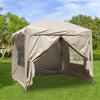 Gazebo Pop-up Marquee Canopy Garden Wedding Party Tent Water-Resistant 3 Size