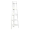 5-Tier Corner Shelf Stand Wood Display Storage Organiser Rack Home Furniture UK