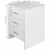 Modern Chest of Drawers Bedside Table Cabinet Nightstand 2/3 Drawers Bedroom