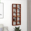 Wall Mounted 10 Cubes Organizer Wooden Floating Storage Display Shelf Cabinet