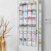 24 Pockets Over Door Hanging Shoe Rack Storage Hanger Holder Organiser Tidy UK