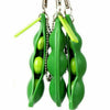 1X/5X Soy Bean Pea Pod Fidget Stress Toy Keyring Anti Anxiety Stress Relief Tool
