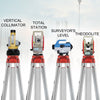 VEVOR Aluminium Tripod & 5m Survey Levelling Staff for Laser Level 1.65m Tripod