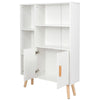 Modern Corner Bookshelf Cupboard Display Cabinet Bookcase Shelving Unit Home UK