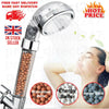 Shower Head 300% High Turbo Pressure 40% Water Saving Laser Powerful Ionic Beads