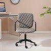 PU Leather Upholstered office chair computer desk study chair swivel adjustable