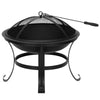 Outdoor Fire Pit Wood Log Burning Heater Garden Stove Patio Brazier Camping UK