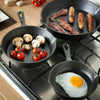 3PCS Cast Iron Non Stick Frying Pan Pre Seasoned BBQ Griddle Skillet Grill Set
