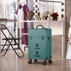 Rolling Cosmetic Case Makeup Train Lockable Case Trolley Beauty Storage Drawers