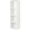 Bookcase Storage Shelf 3 Tier Wood Bookshelf Display Stand 6 Cubes Unit Home