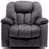 Electric Massage Recliner Chair Fabric Velvet Tub Armchair Fireside Living Room